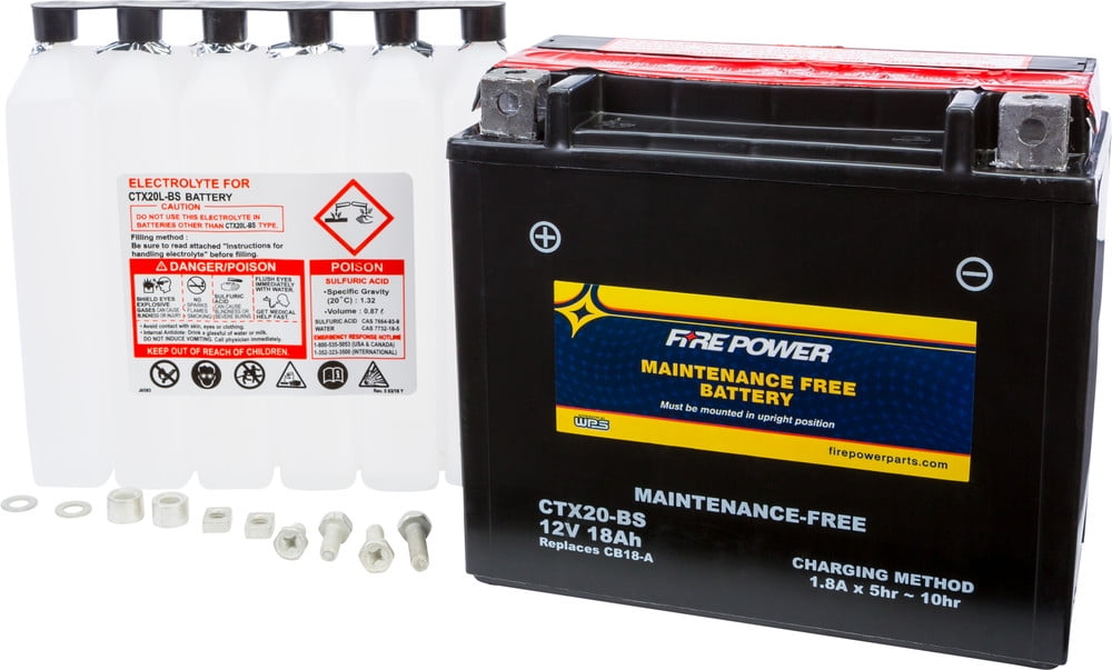 Fire Power Maintenance Free Battery CTZ7S-BS