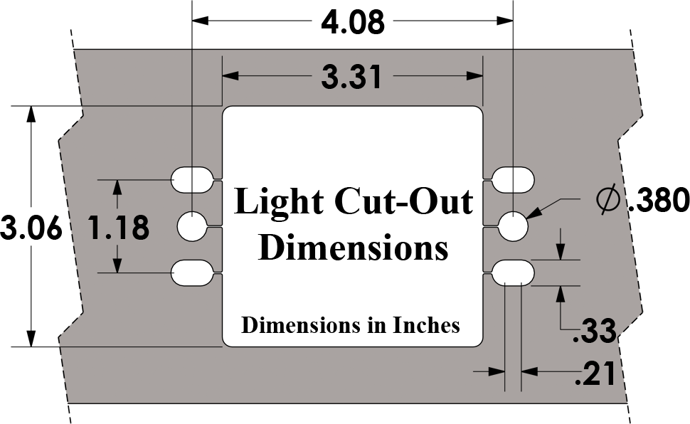Bumper Light Cover Kit