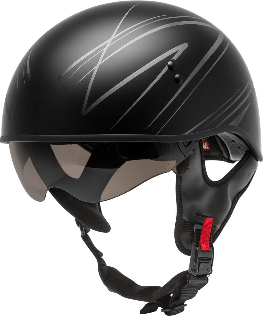 GMAX HH-65 Naked Torque Motorcycle Half Helmet