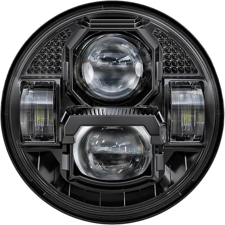 Rugged ultra view headlight
