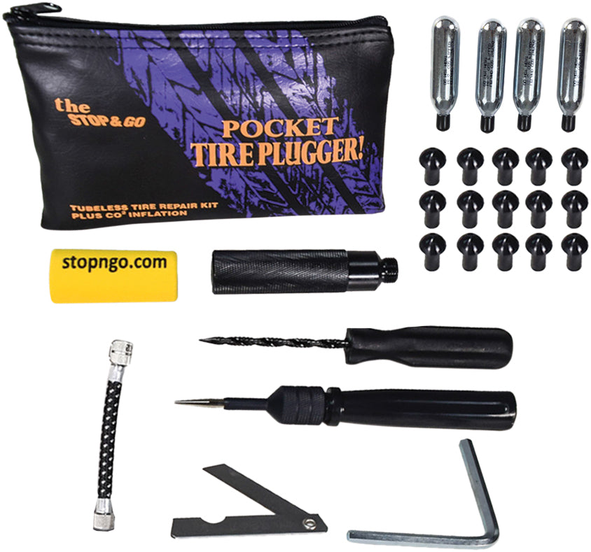 Pocket Tire Plugger Kit Plus CO2