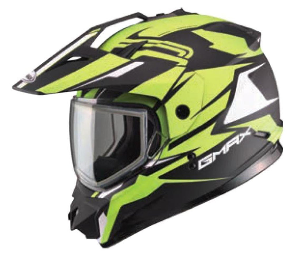 GMAX GM-11S Dual Sport Vertical Dual Pane Shield Snow Helmet