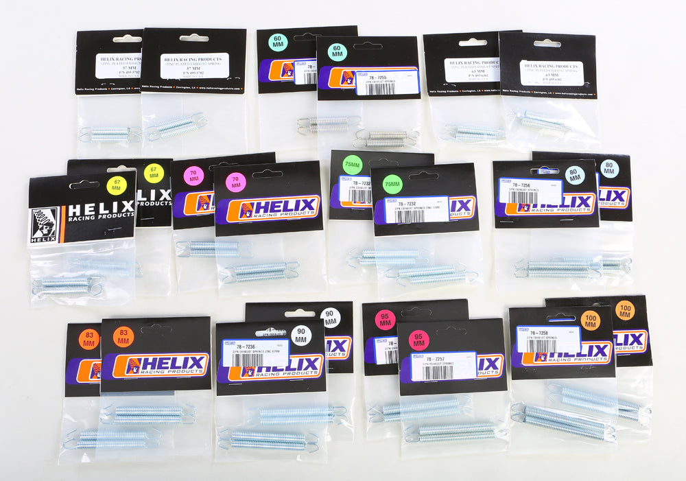 Zinc Exhaust Springs