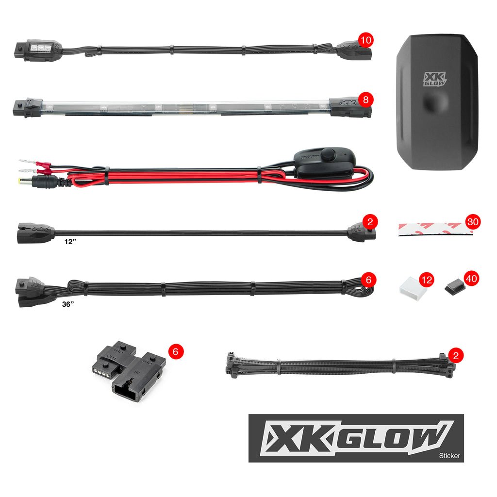 Chrome LED Accent Light Kit