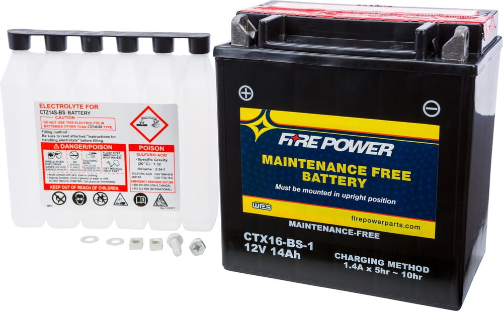 Fire Power Maintenance Free Battery CTZ7S-BS