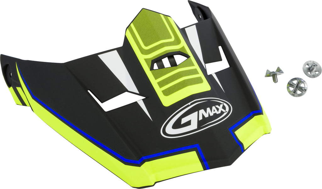 Visor Mx46 Uncle F.Bk/Hi-Yel/ Blu M-3X Tc24