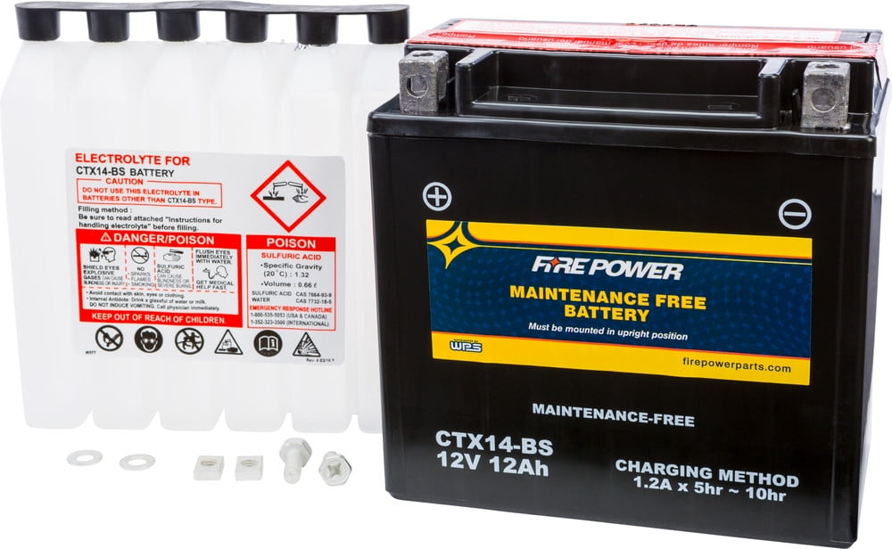 Fire Power Maintenance Free Battery CTZ7S-BS