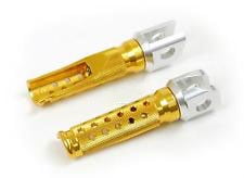 EMGO Gold Slashed Front Foot Pegs